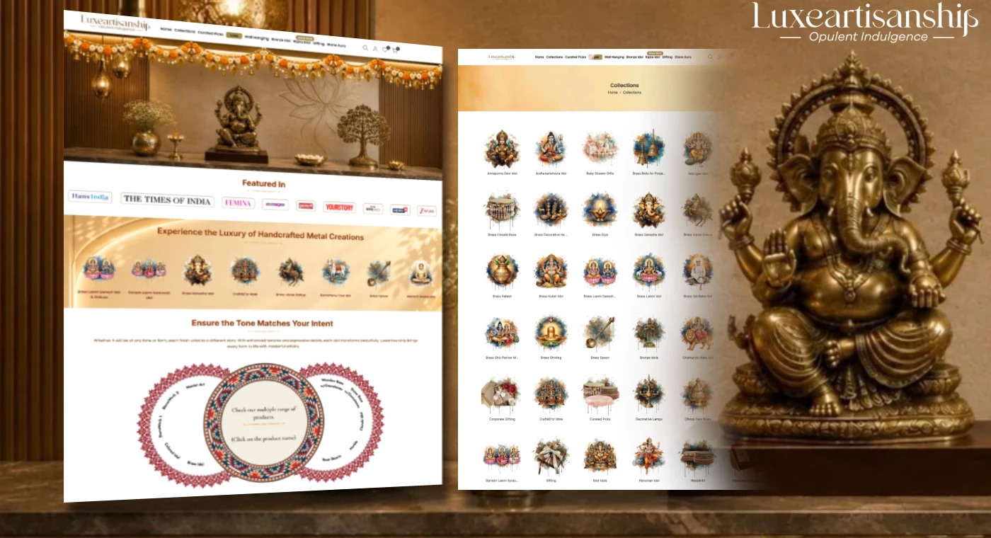 Luxe Artisanship - Website design & development by Conceptial Media
