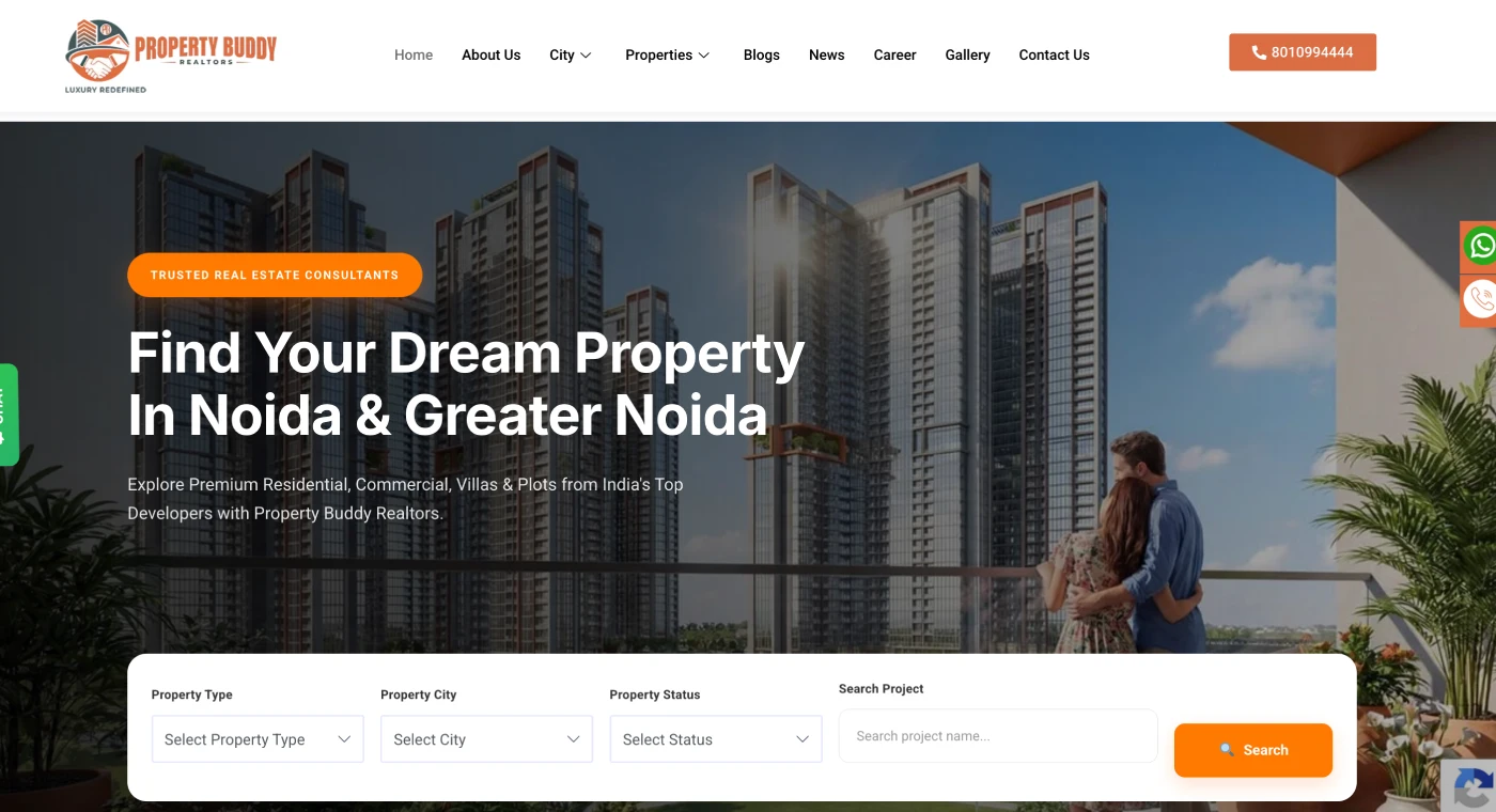 Property Buddy WordPress website built by Conceptial Media