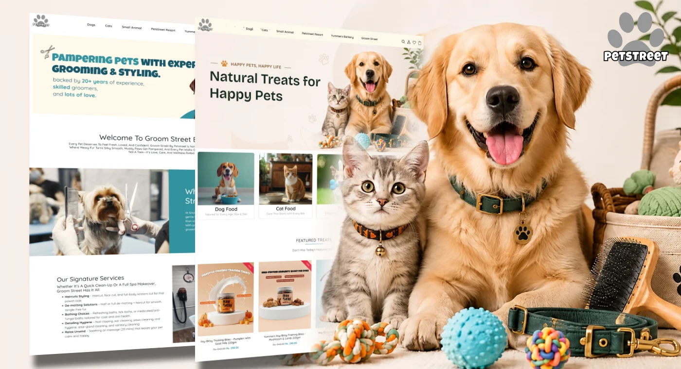 PetStreet online store by Conceptial Media