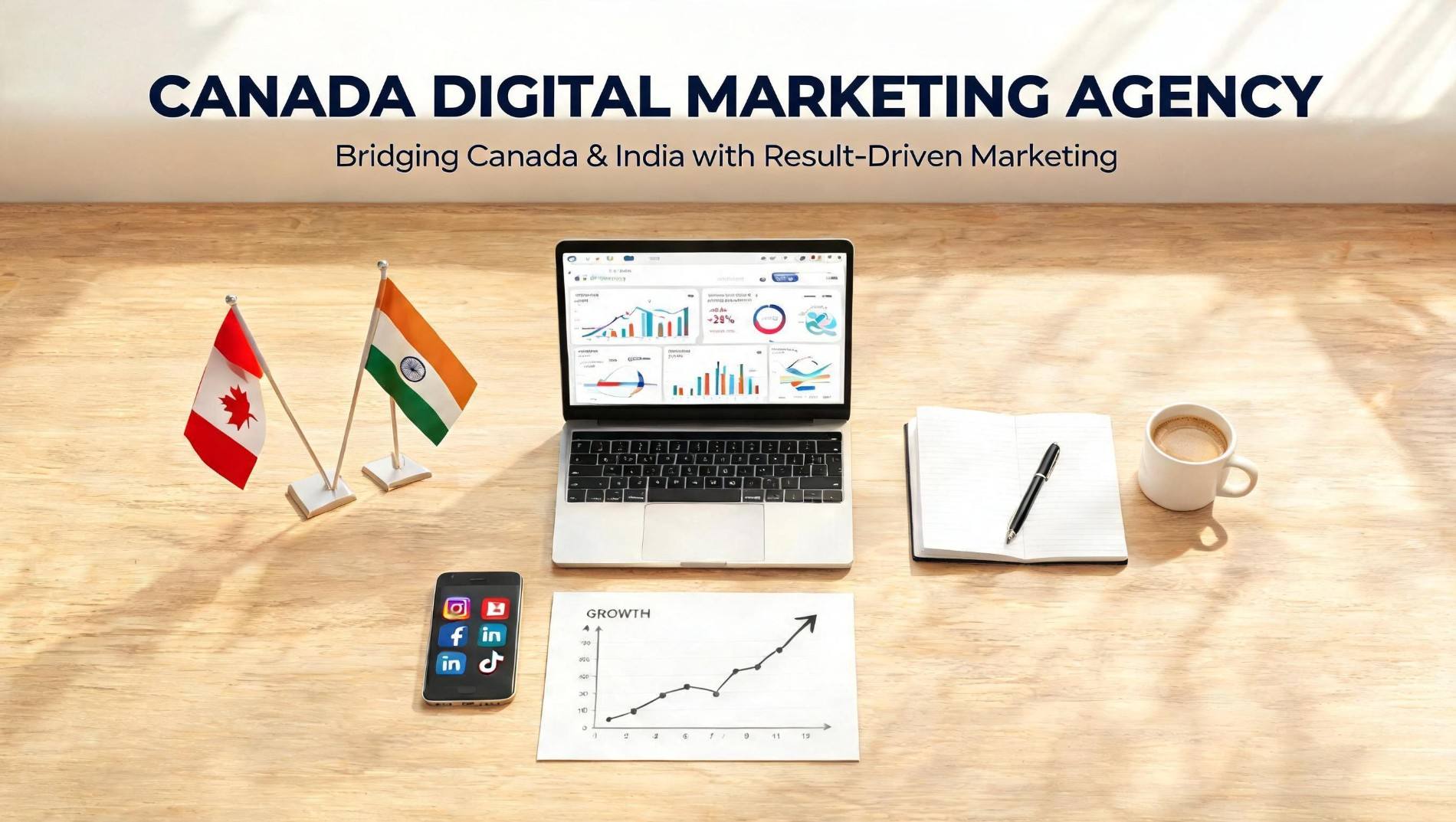 Canada Digital Marketing Agency in India helping Canadian brands grow faster through digital marketing strategies.