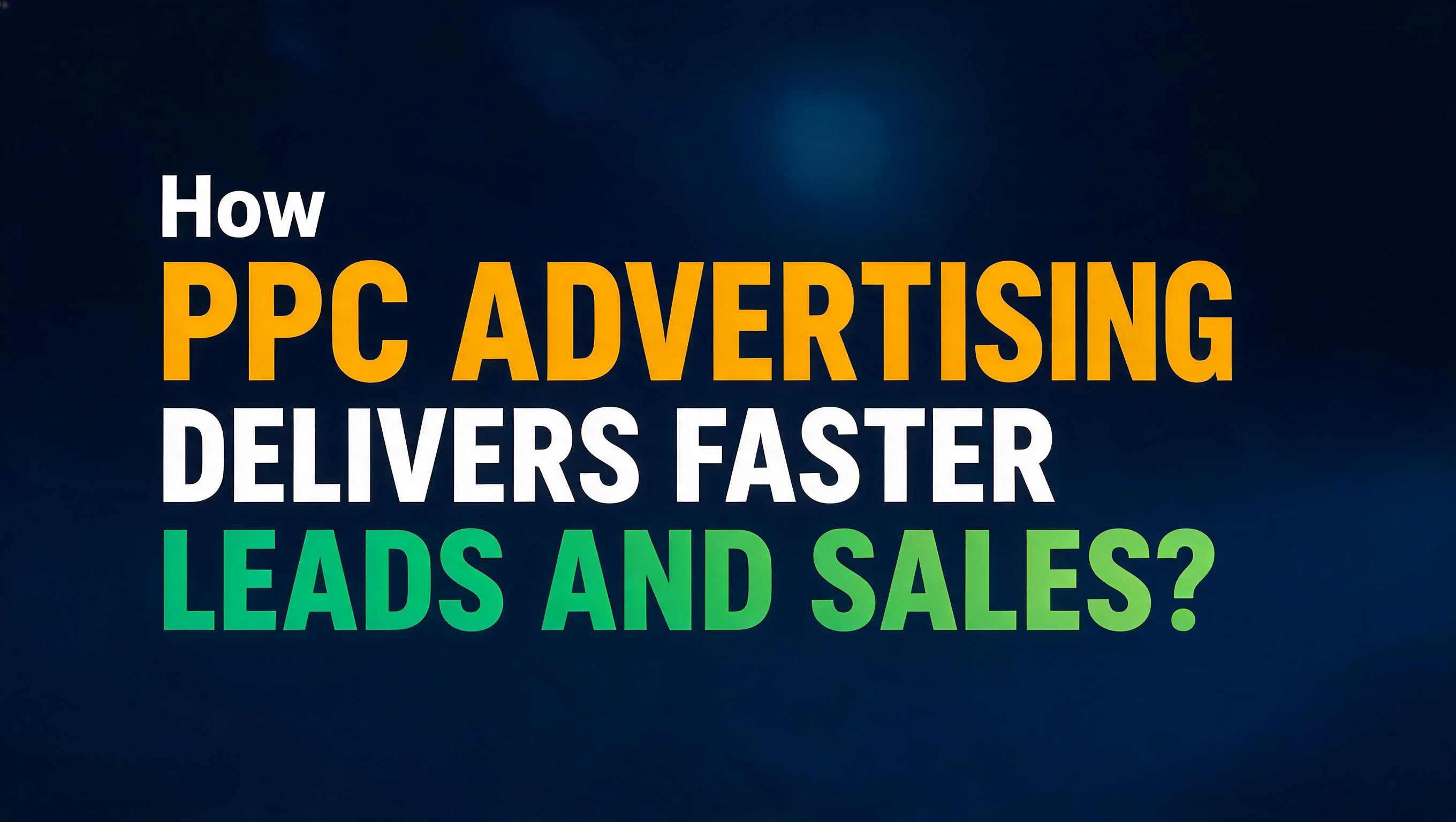 PPC advertising helps businesses reach potential customers instantly by placing targeted ads in front of people actively searching online.