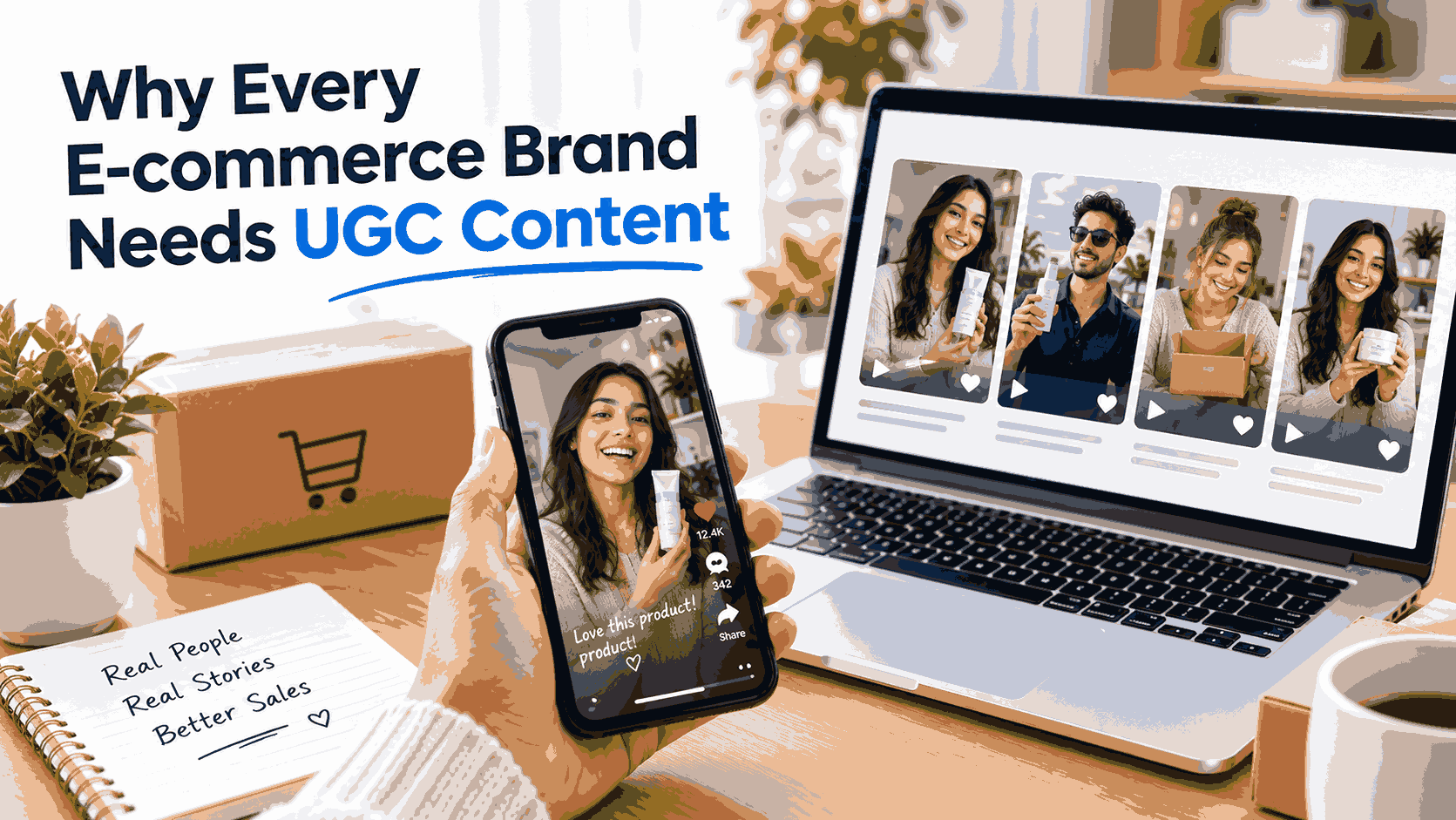 Why Every E-commerce Brand Needs UGC Content – engaging user-generated content that helps e-commerce brands build trust and increase online sales.