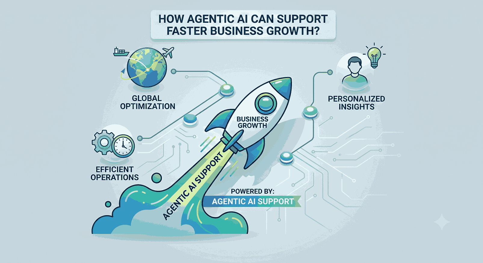 Agentic AI helping businesses automate tasks, improve decision-making, and accelerate business growth.