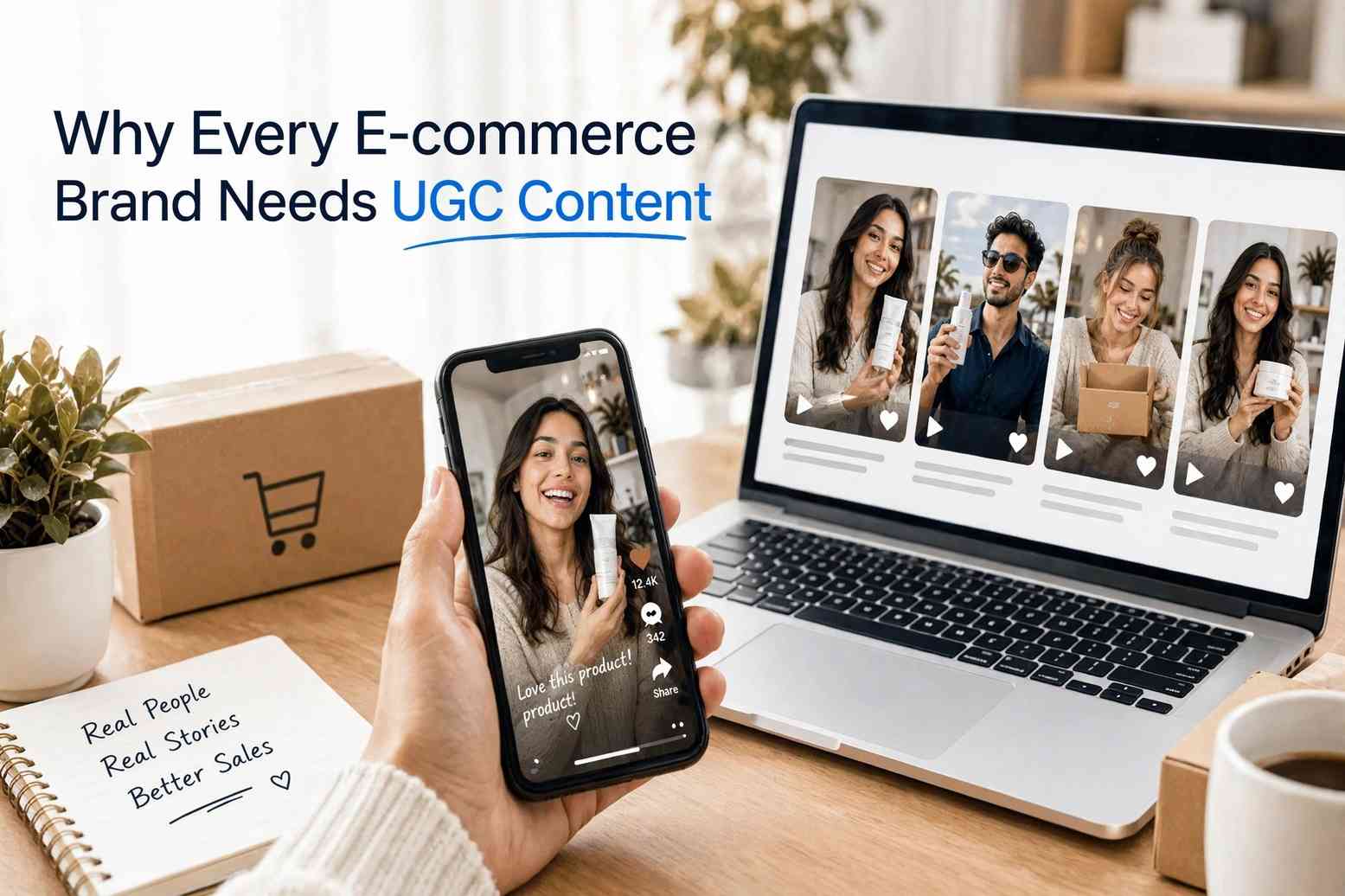 Why Every E-commerce Brand Needs UGC Content – engaging user-generated content that helps e-commerce brands build trust and increase online sales.