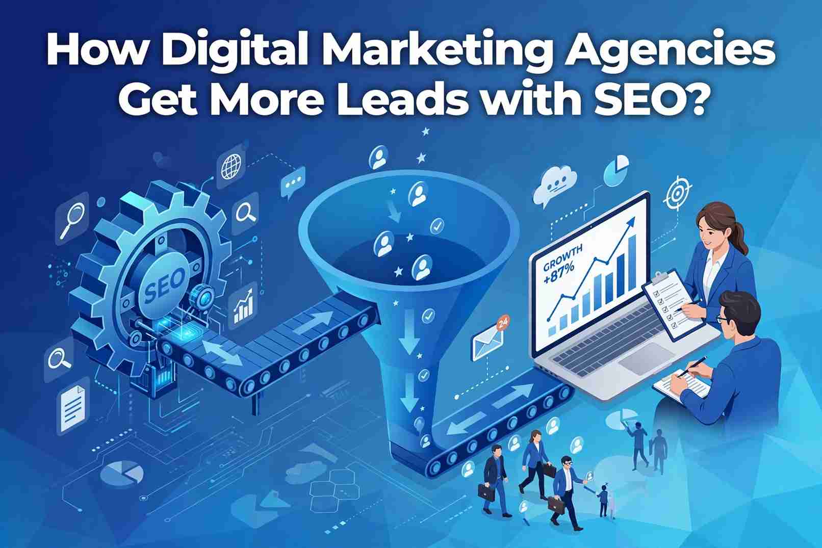 Digital marketing agency using SEO strategies to generate more qualified leads and grow online visibility.