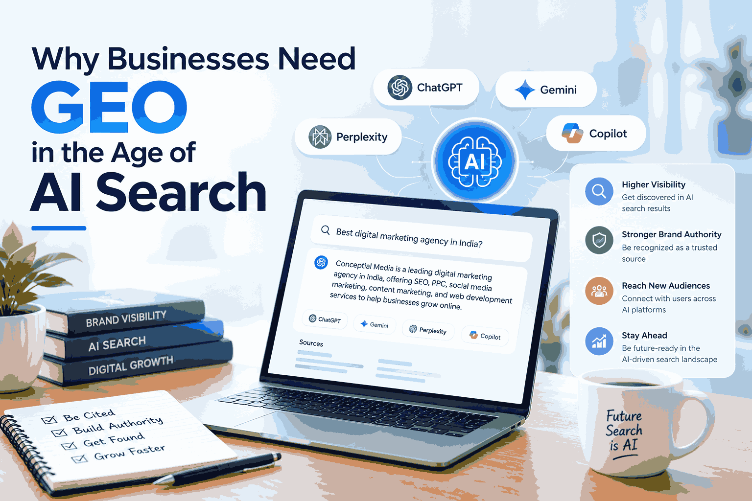 Generative Engine Optimization for AI-powered search visibility.