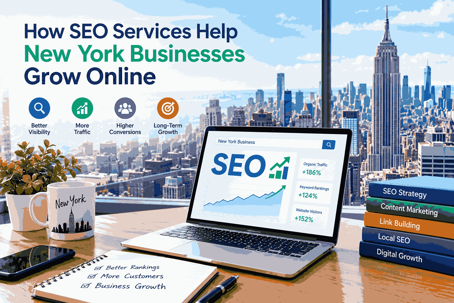 How SEO Services Help New York Businesses Grow Online