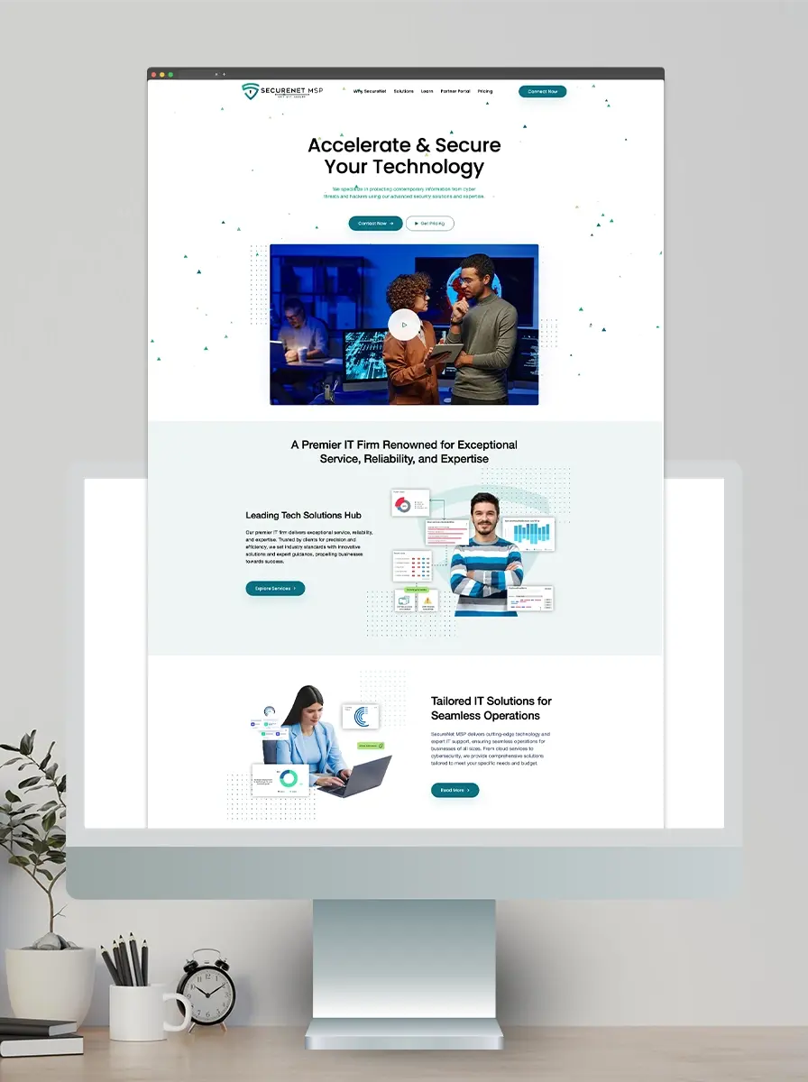 Website Development Showcase Mockup